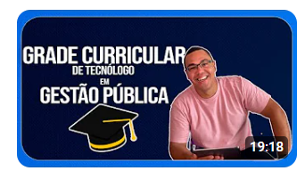 grade curricular gest~]ao pública