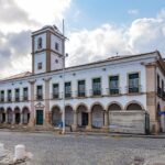 Fachada do edifício da Câmara Municipal de Salvador, sede do Poder Legislativo municipal